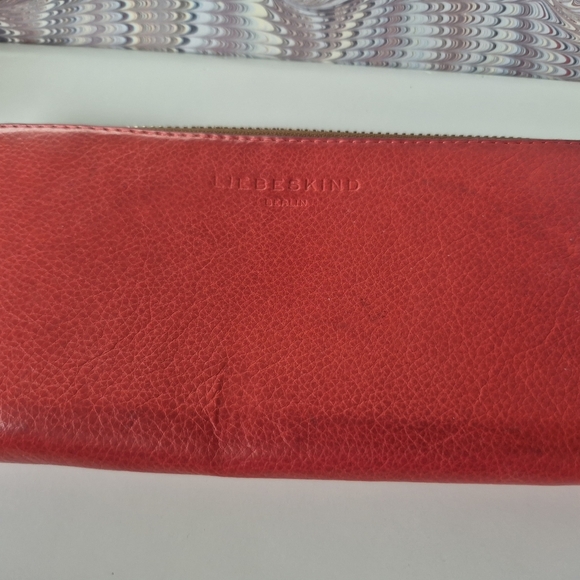 Liebeskind Red Leather Wallet - Picture 4 of 7